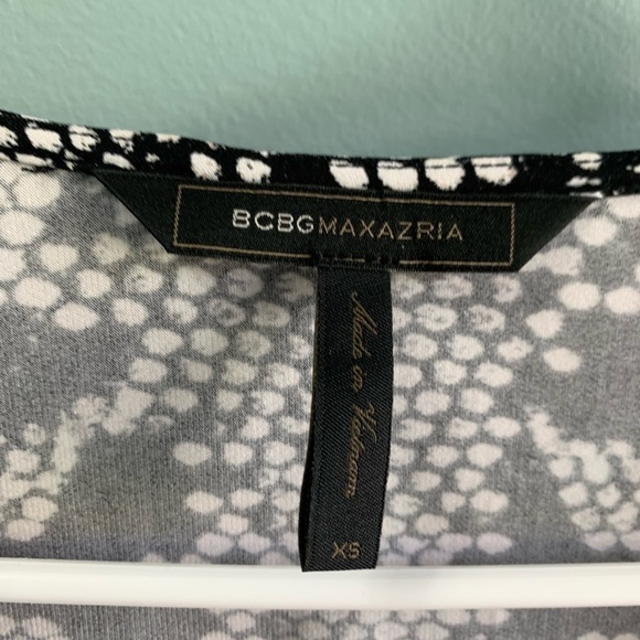 BCBGMaxAzria Adele Snakeskin Wrap Dress Size XS - Picture 5 of 7